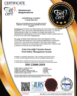 esen catering belgelerimiz